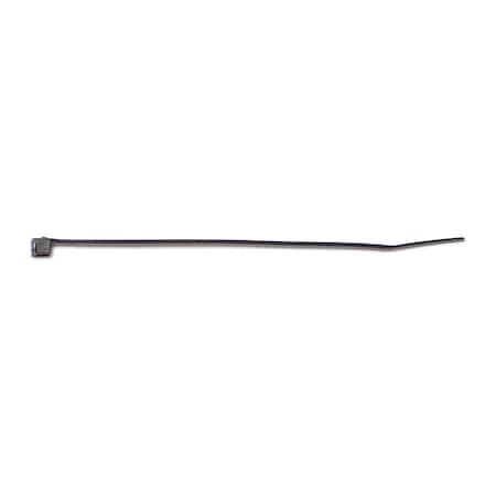 Midwest Fastener Cable Tie, 30 in L, Black, Nylon, 175 lb Strength, 50 PK 08069